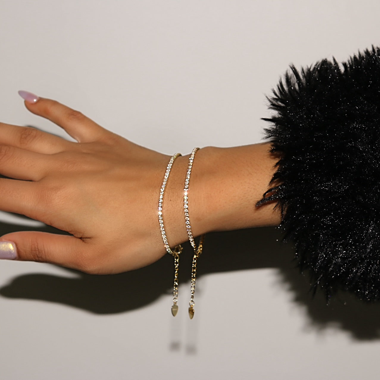 NADINE TENNIS BRACELET - GOLD