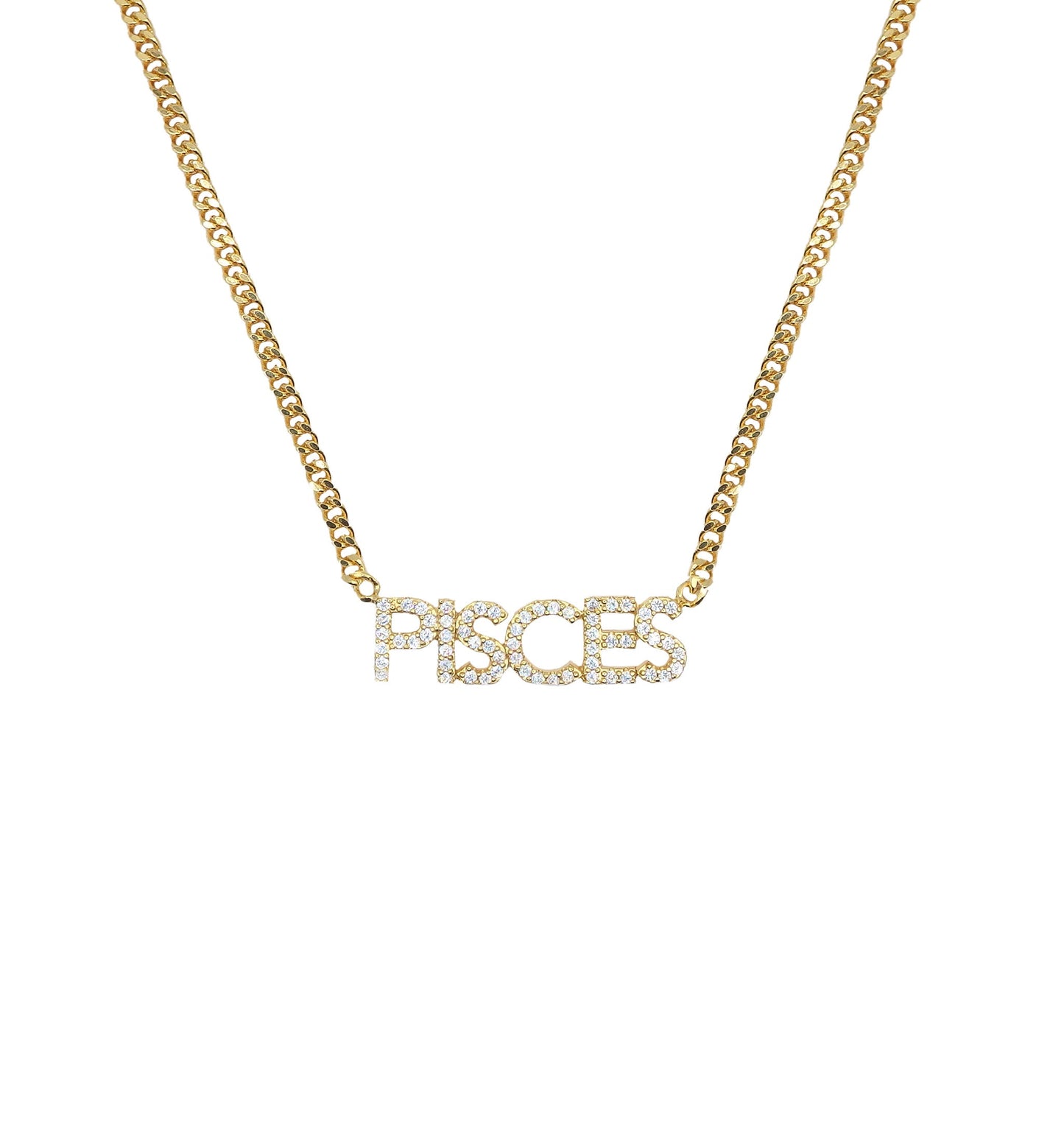 ICED ZODIAC NECKLACE