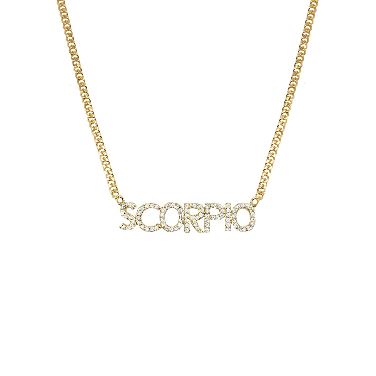 ICED ZODIAC NECKLACE