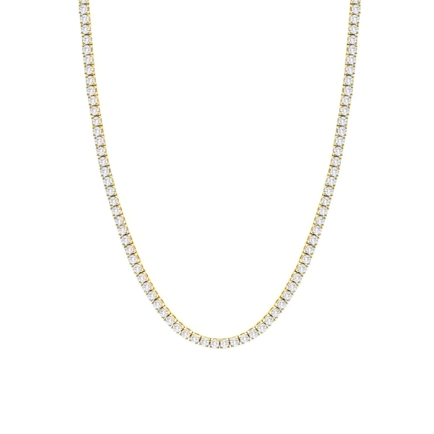 TYRA TENNIS NECKLACE - GOLD