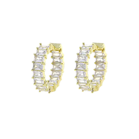 NICOLE HOOP EARRINGS - GOLD