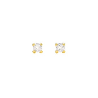 BABY CRYSTAL STUDS - GOLD