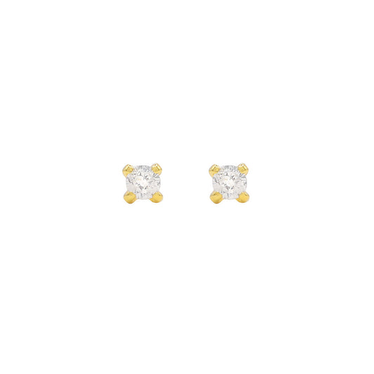 BABY CRYSTAL STUDS - GOLD