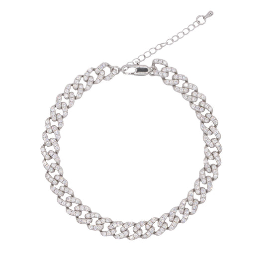 DONATELLA ANKLET - SILVER